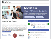 Tablet Screenshot of docman.ie