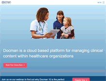 Tablet Screenshot of docman.com